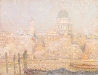 St. Paul’s from the River - Morning Sun in Winter